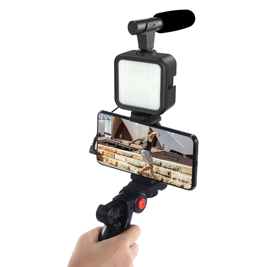 Photography Lighting System - Smartphone Vlogging Kit Video Recording Equipment