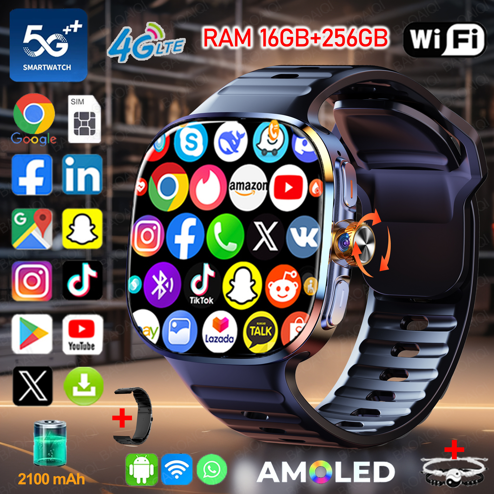 Photography Lighting Gel - New Large Screen Smartwatch 4G/5G SIM