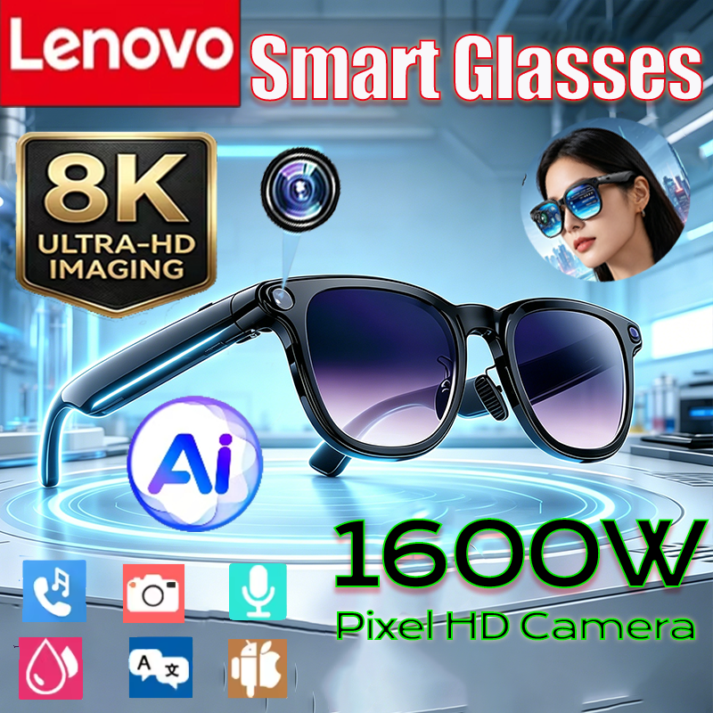 Photography Lighting Gear - Lenovo 8K 1600MP Smart Glasses AI