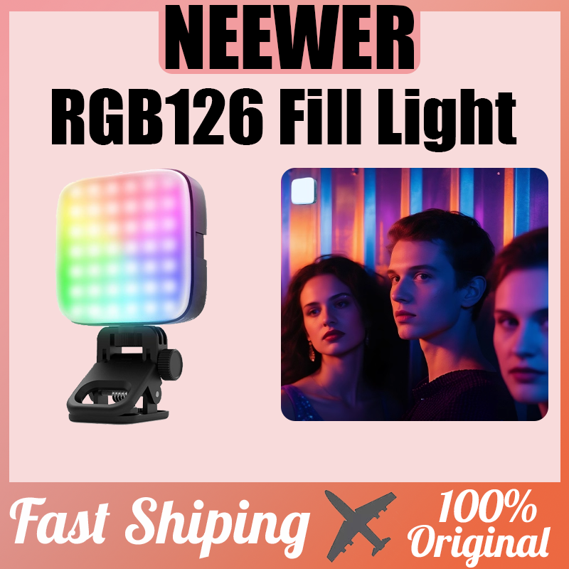 Photography Lighting System - New NEEWER RGB126 Fill Light 3000k-9000k