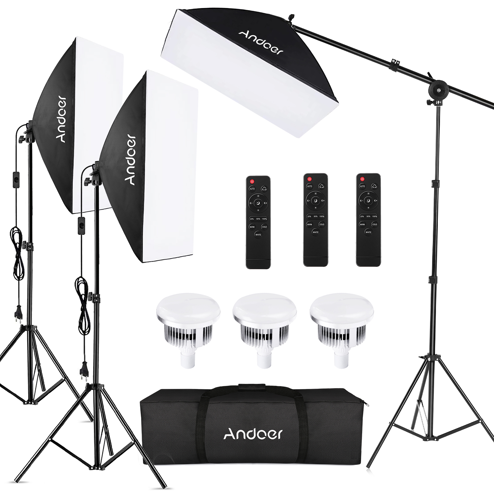 Photography Led Lighting Kit - Andoer Studio Photography Light Kit Softbox