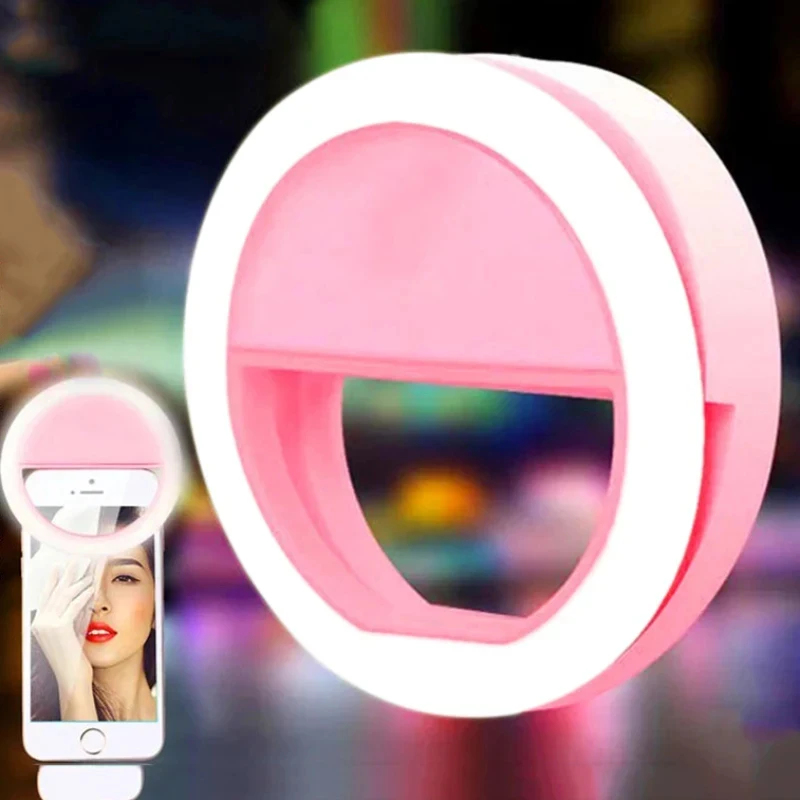 Photography Lighting Effects - 1/2/3/4Pcs LED Selfie Ring Fill Light
