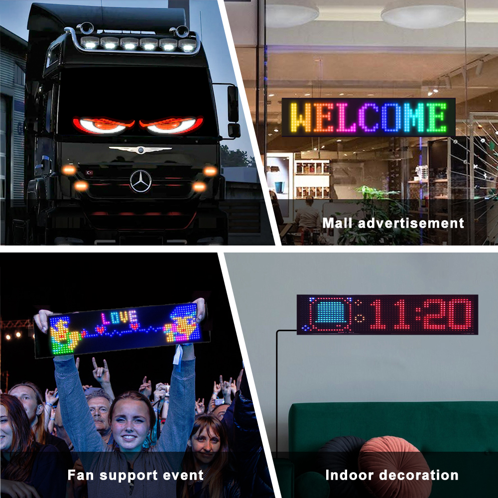 LED Car windshield Truck Eye R - Video Light Panel Led incelemesi ve fiyatı