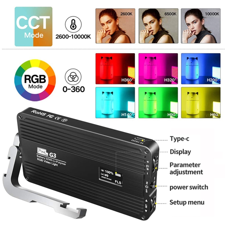 Pixel G3 Flat Panel RGB Fill L - Photography Lighting Rgb incelemesi ve fiyatı