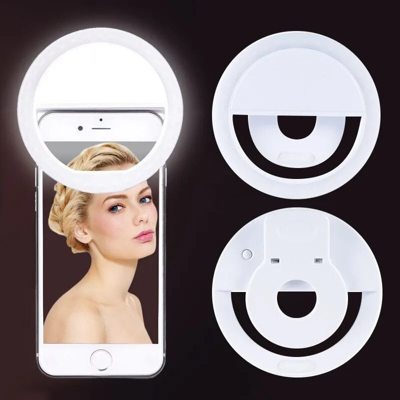 USB Rechargeable LED Selfie Ri - Photography Lighting Effects incelemesi ve fiyatı