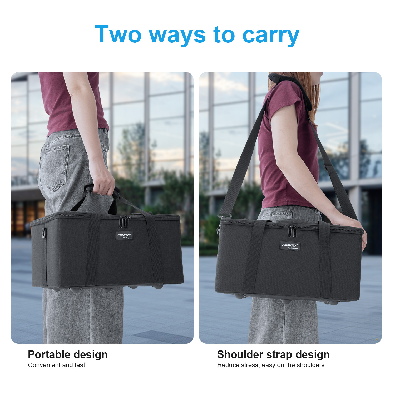 FOMITO Camera Bag Crossbody Sh - Photography Lighting Case incelemesi ve fiyatı
