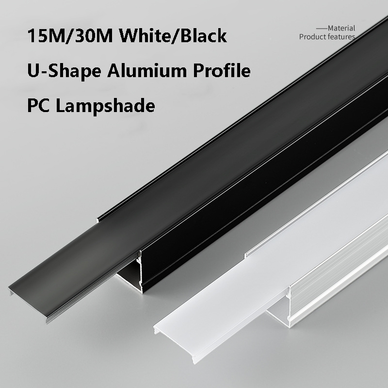 White/Black U-Shape Alumium Pr - Diffusion Material Roll incelemesi ve fiyatı