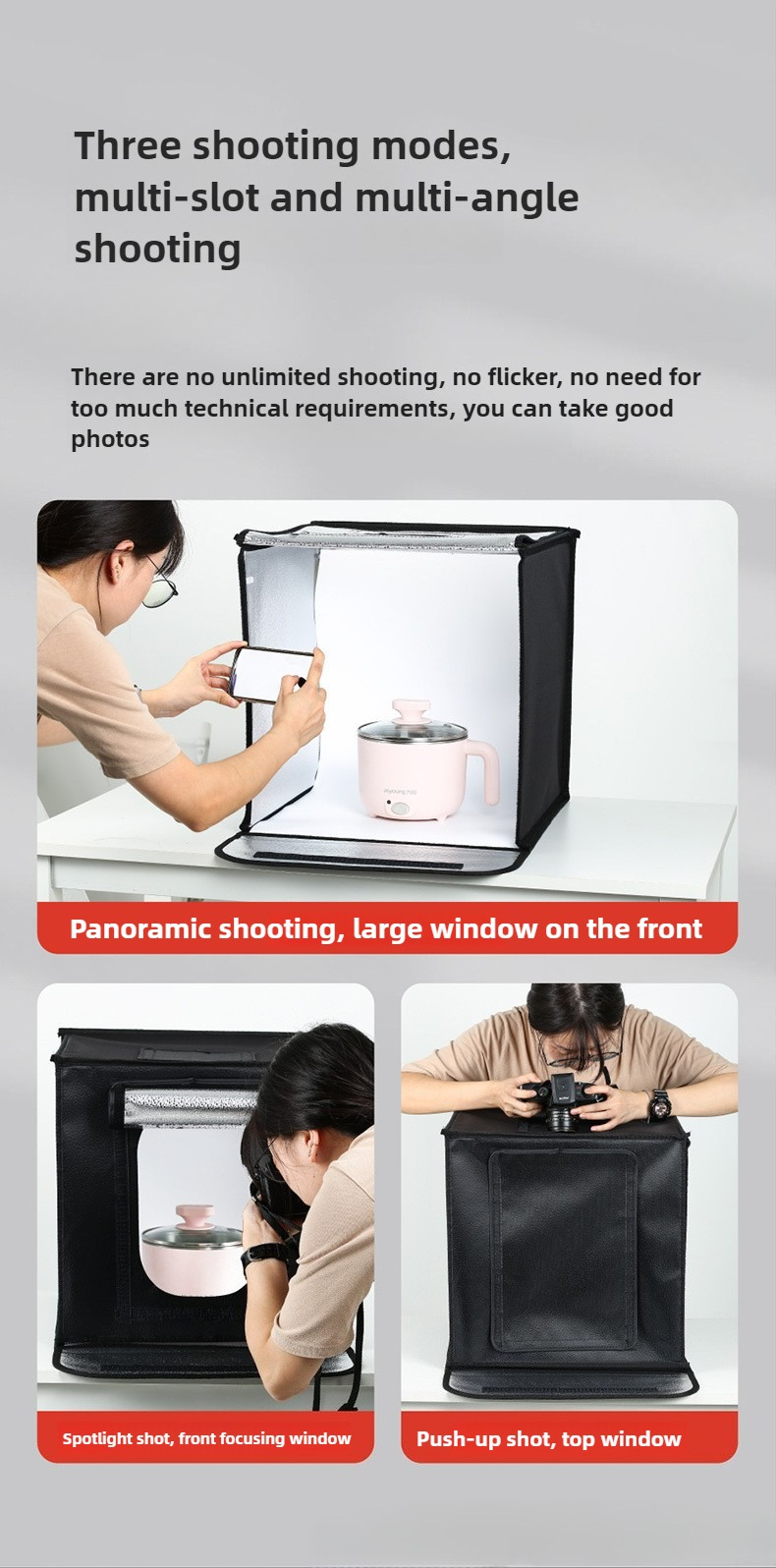 40cm Photography LED Studio Li - Photography Lighting Case incelemesi ve fiyatı