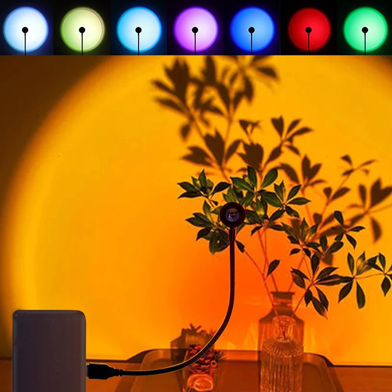 LED USB Sunset Lamp Projector  - Photography Lighting Rgb incelemesi ve fiyatı