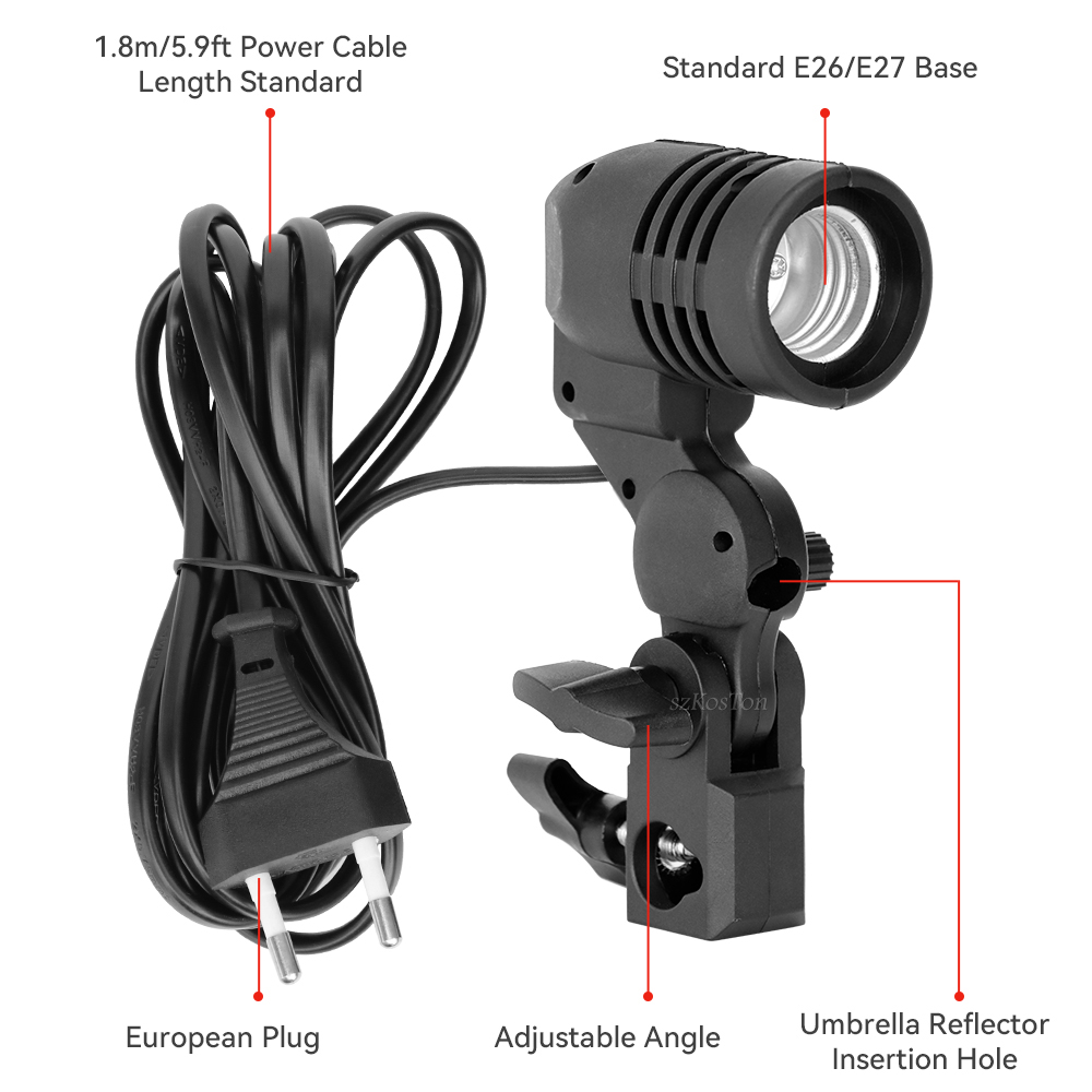 Single Head Bulb Holder E27 So - Photography Video Lighting Kit incelemesi ve fiyatı