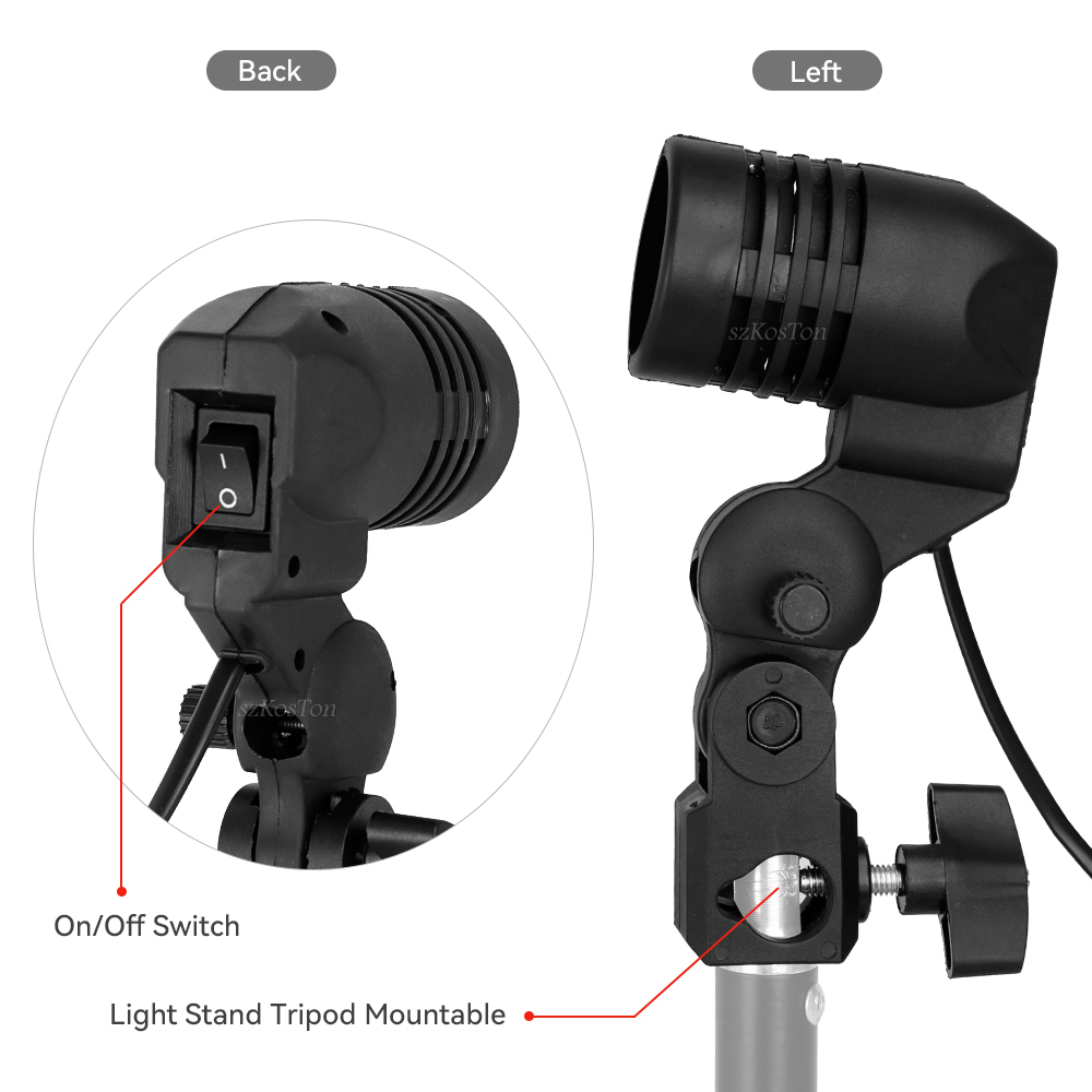 Single Head Bulb Holder E27 So - Photography Video Lighting Kit incelemesi ve fiyatı