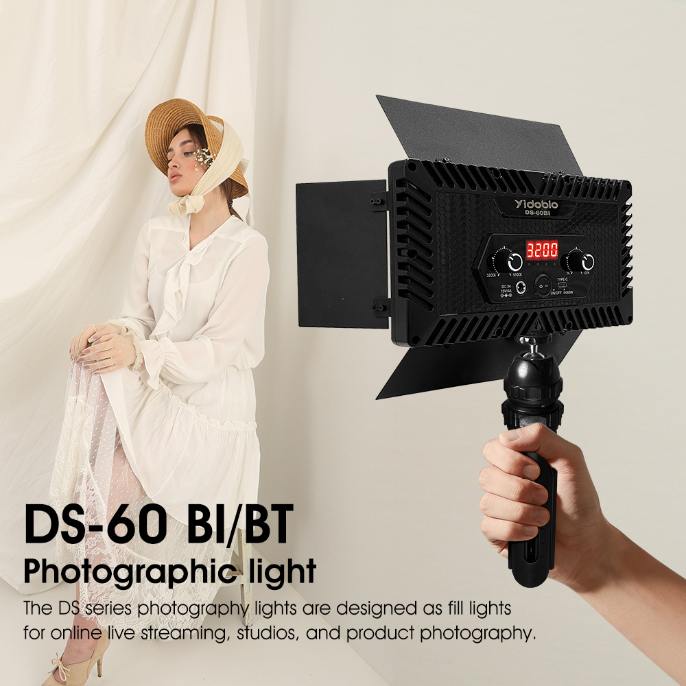 Portable Video Light DS60BI Ph - Video Light Panel Led incelemesi ve fiyatı