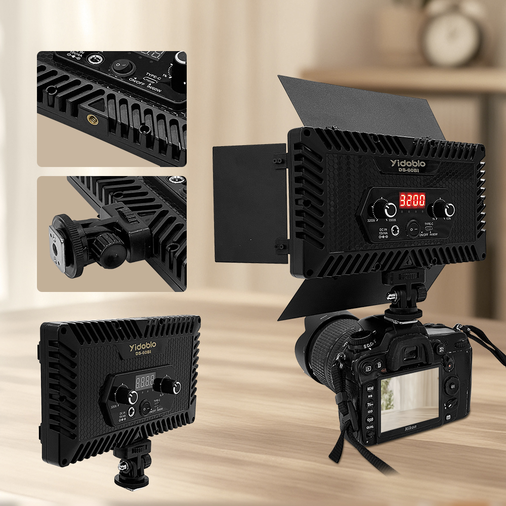 Portable Video Light DS60BI Ph - Video Light Panel Led incelemesi ve fiyatı