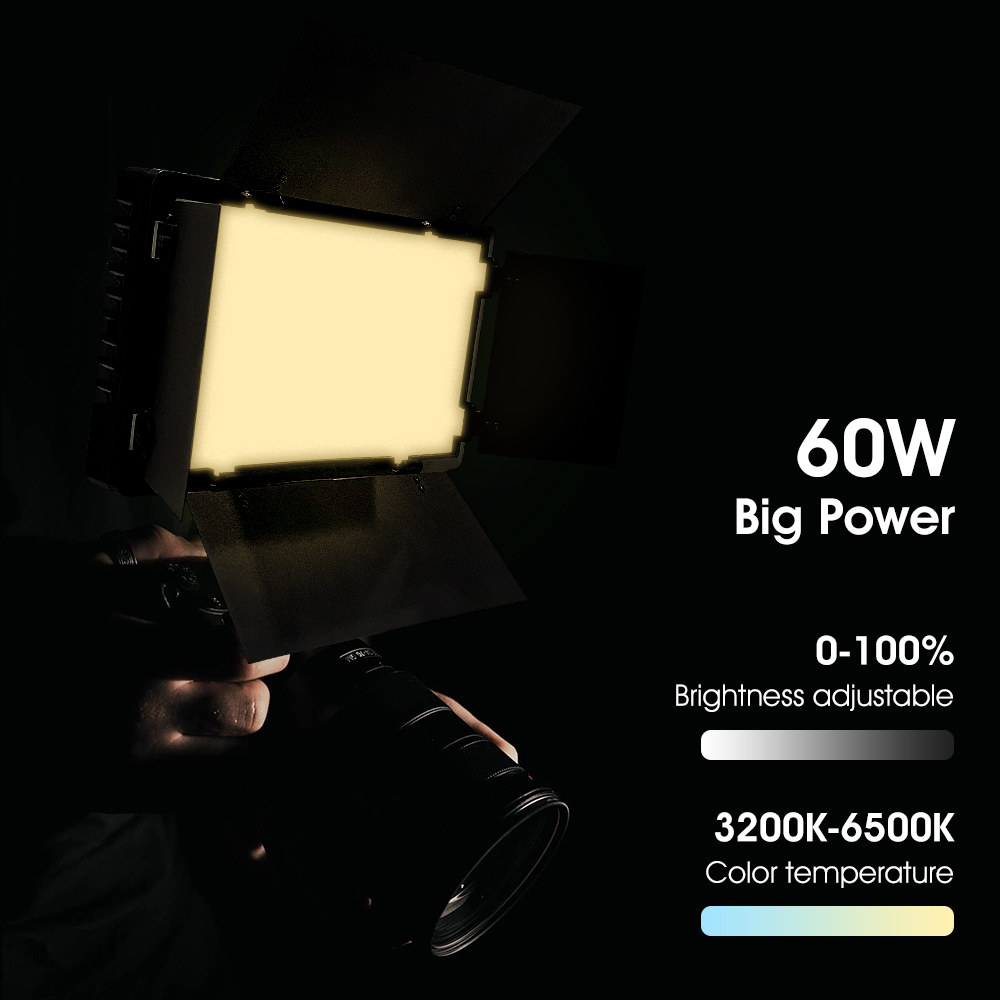 Portable Video Light DS60BI Ph - Video Light Panel Led incelemesi ve fiyatı