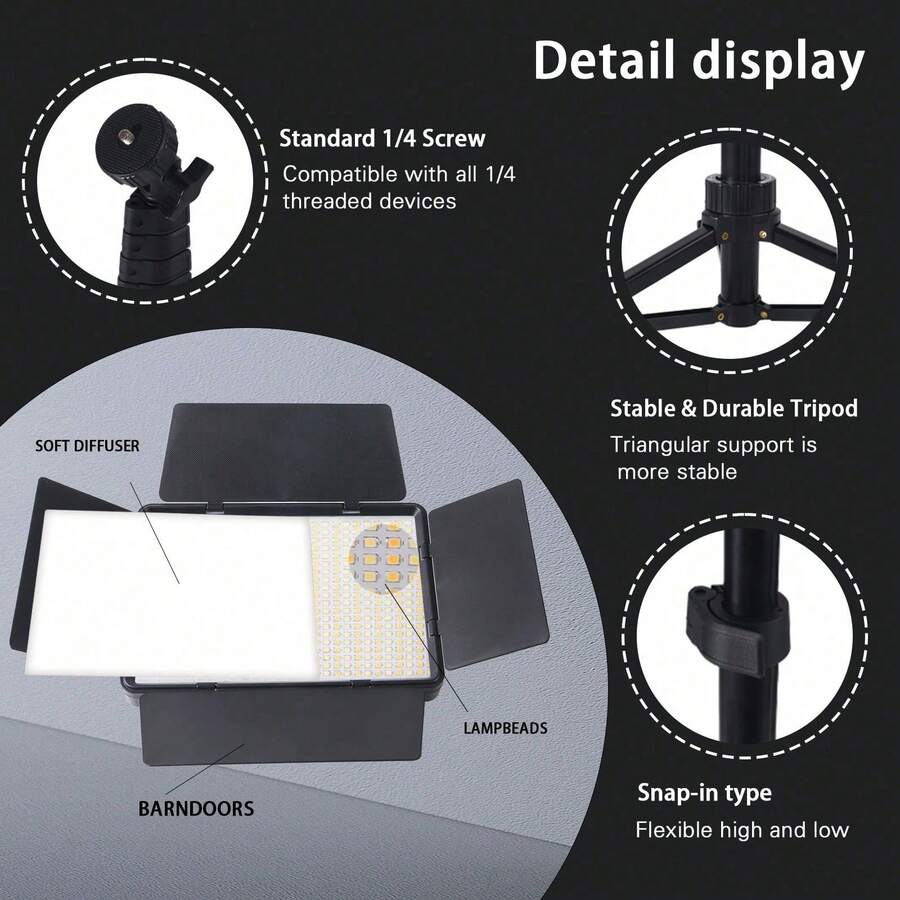 Adjustable Bi-Color LED Panel  - Lighting In Photography incelemesi ve fiyatı