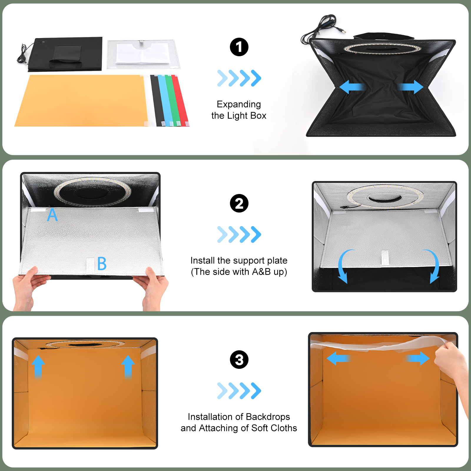 Lightdow Photo Studio Light Bo - Photography Video Lighting Kit incelemesi ve fiyatı
