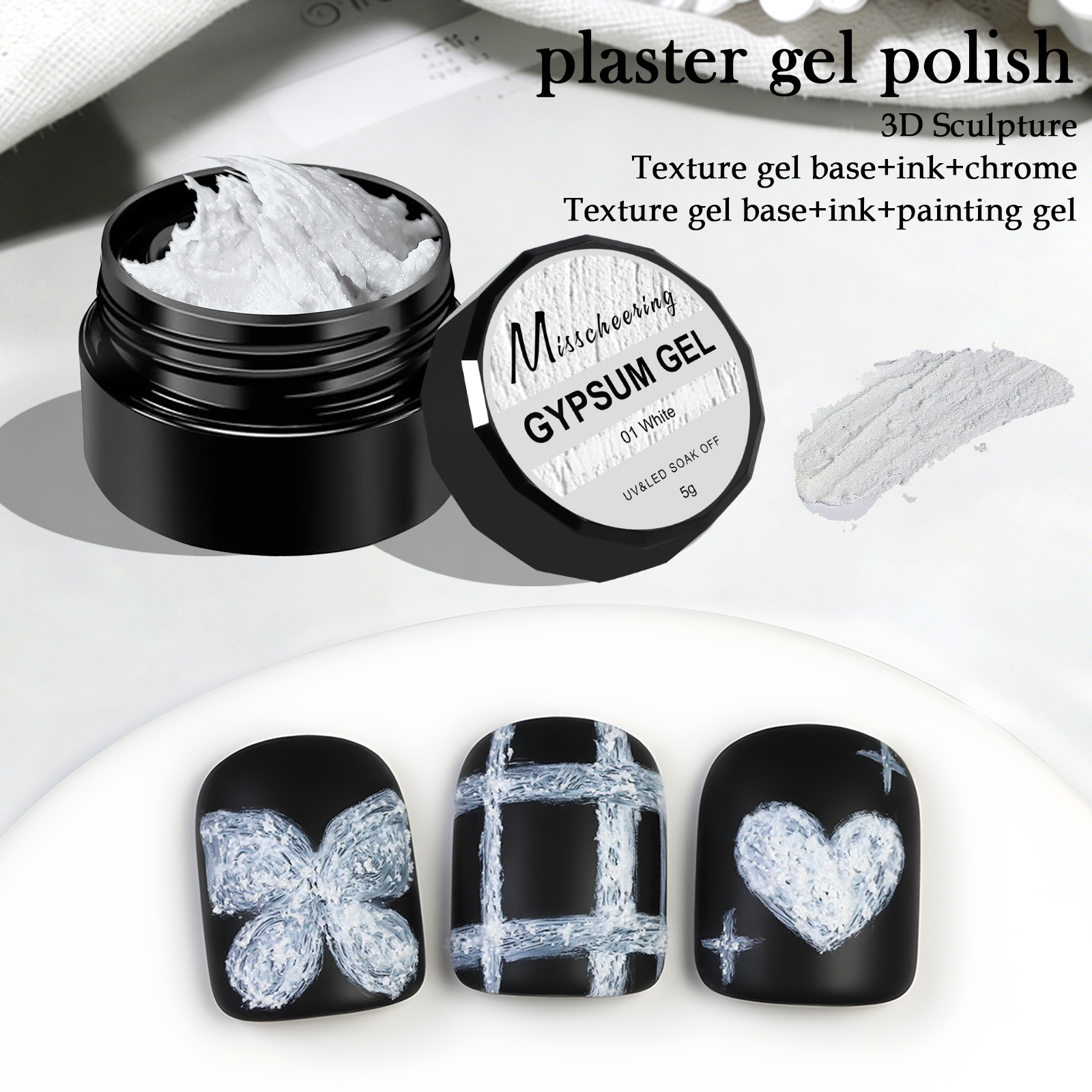 5g Solid Gypsum Painting Nail  - Photography Lighting Gel incelemesi ve fiyatı