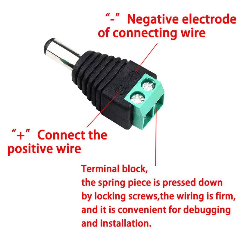 Female and Male DC Connectors  - Photography Led Lighting Kit incelemesi ve fiyatı