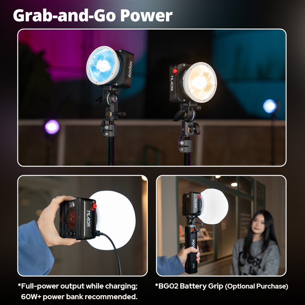 Godox ML40Bi 40W Pocket LED Vi - Photography Lighting Placement incelemesi ve fiyatı