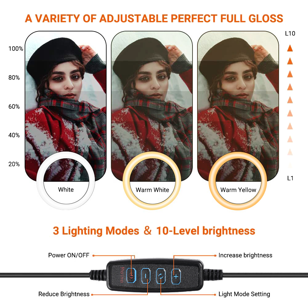 26cm 10 inch Led Ring Selfie L - Photography Lighting Effects incelemesi ve fiyatı