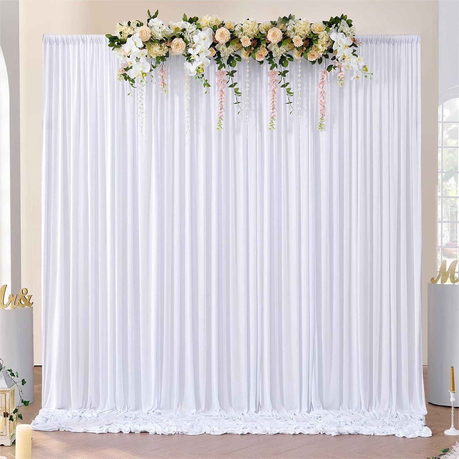White Backdrop Curtains 10x10  - Lighting In Photography incelemesi ve fiyatı
