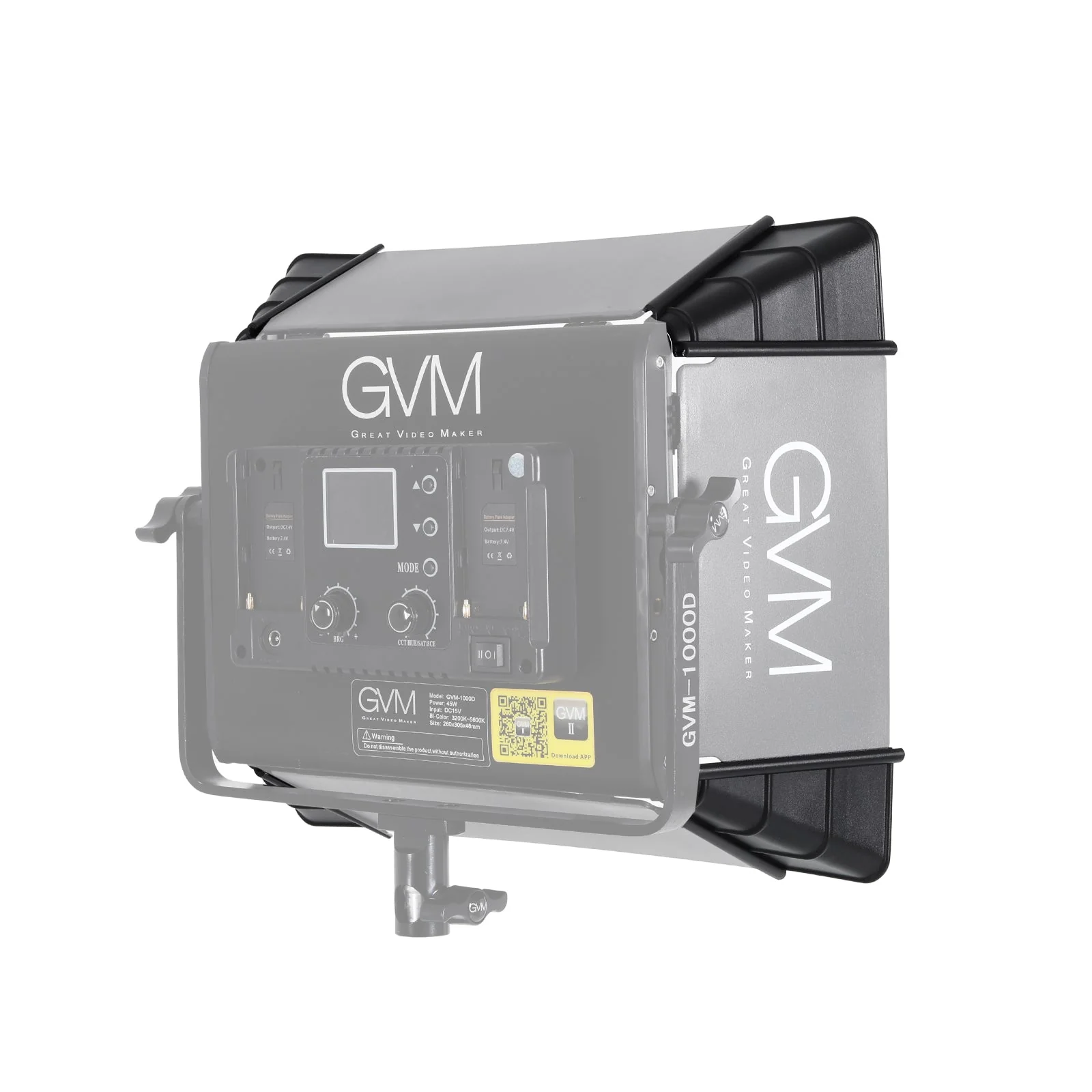 GVM Softbox Diffuser for 1000D - Video Light Panel Led incelemesi ve fiyatı