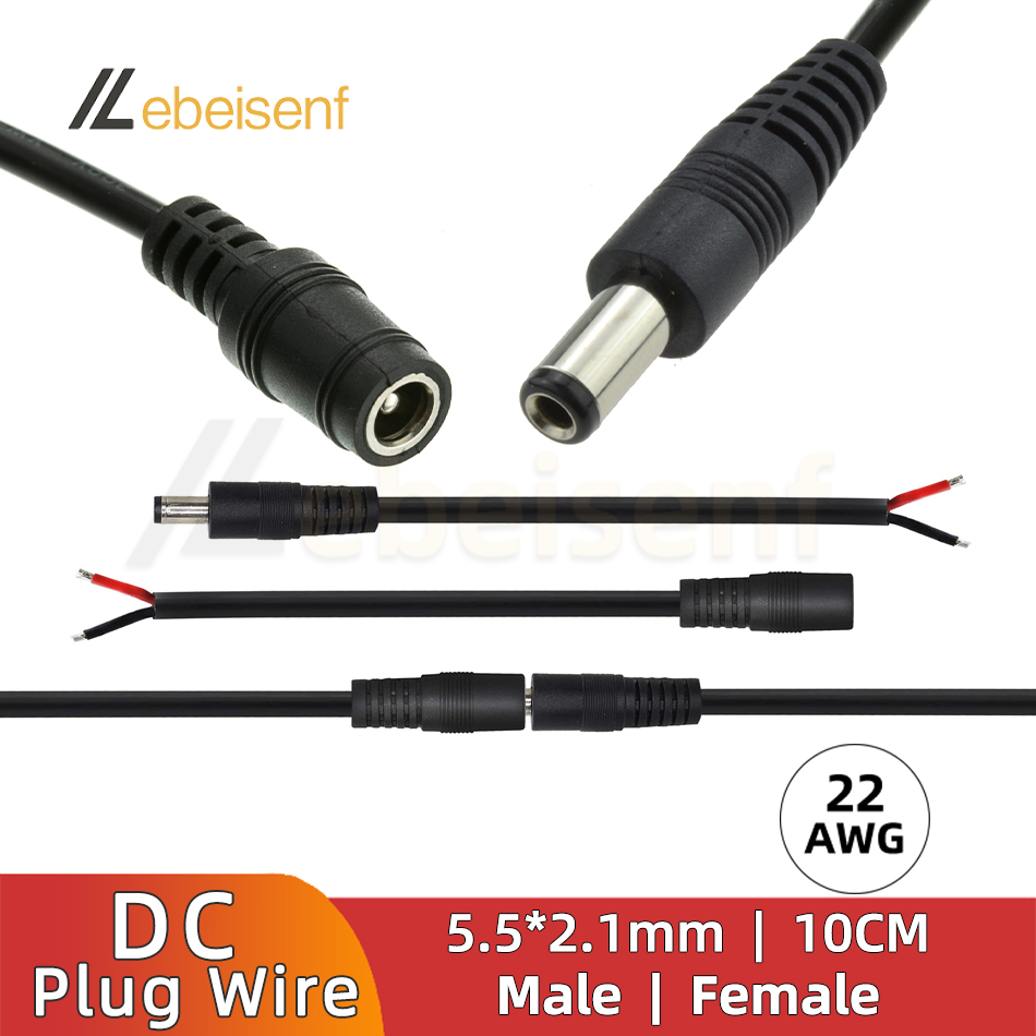 5/10 Pcs 5.5x2.1 Plug DC Male  - Photography Led Lighting Kit incelemesi ve fiyatı