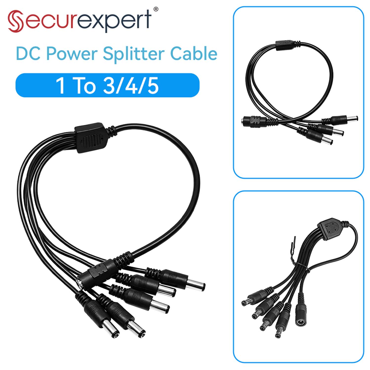 5.5x2.1mm 1 to 3/4/5 Way DC Po - Photography Led Lighting Kit incelemesi ve fiyatı