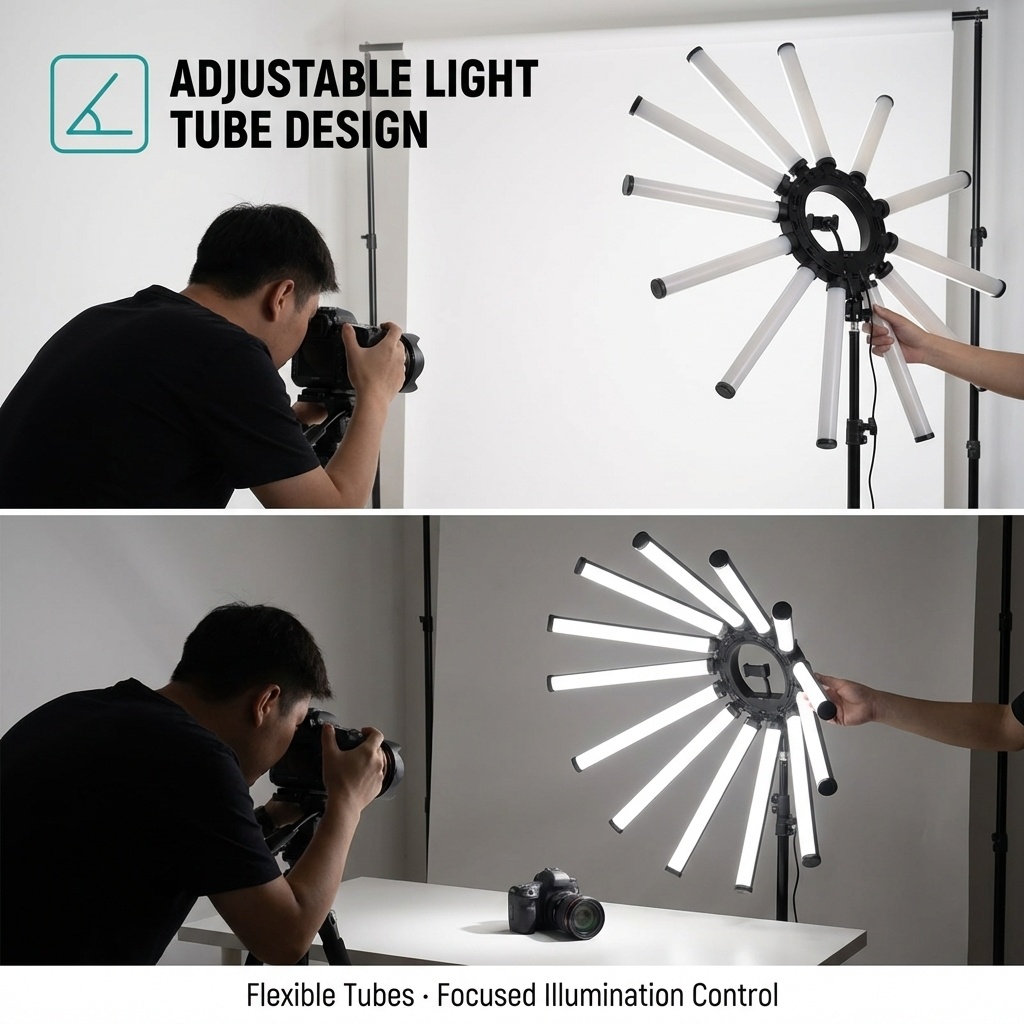 12 Arms Multi Tube Photography - Photography Led Lighting Kit incelemesi ve fiyatı