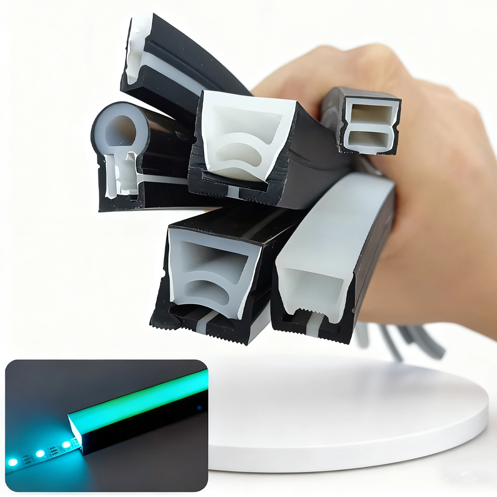 Black Silicone Tube LED Neon L - Diffusion Material Roll incelemesi ve fiyatı