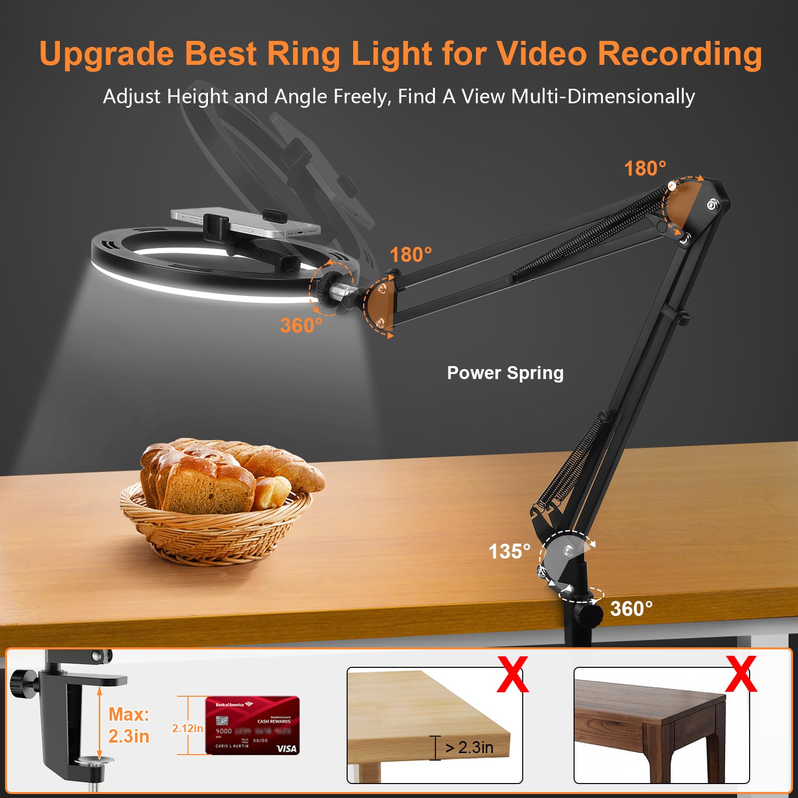 Nice Overhead Tripod With Ring - Photography Lighting Gear incelemesi ve fiyatı