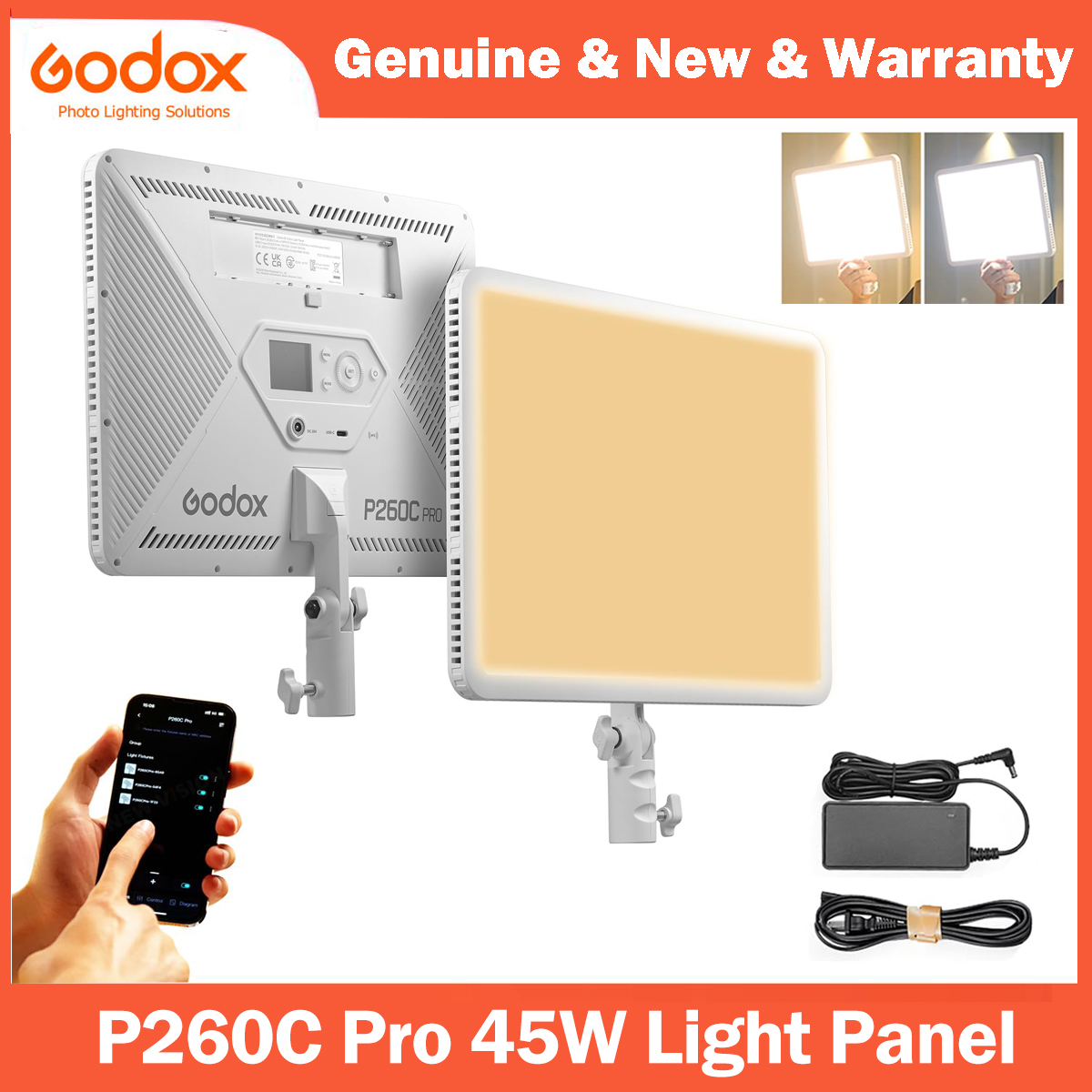 Godox P260C Pro LED Video Ligh - Video Light Panel Led incelemesi ve fiyatı