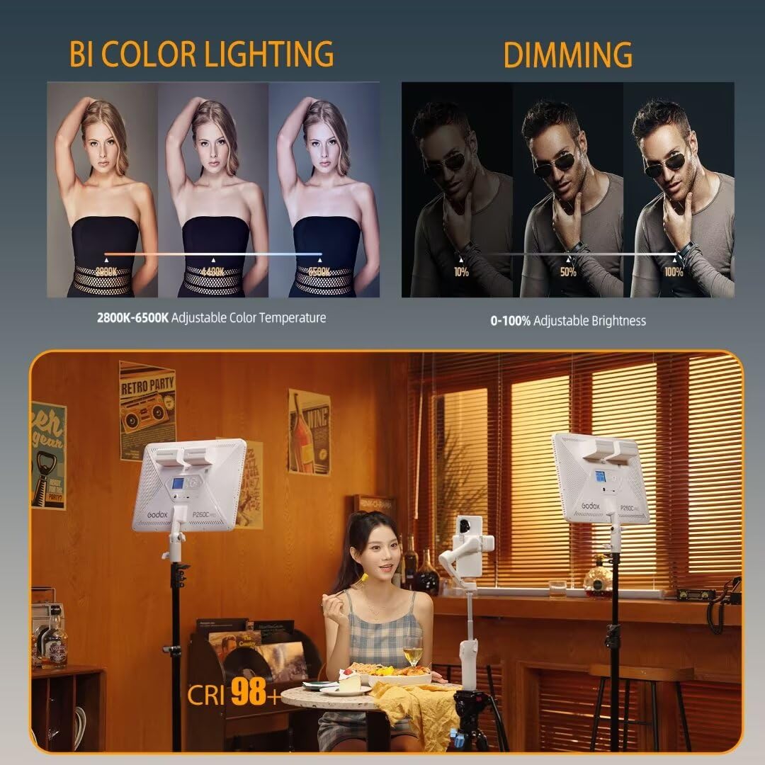 Godox P260C Pro LED Video Ligh - Video Light Panel Led incelemesi ve fiyatı