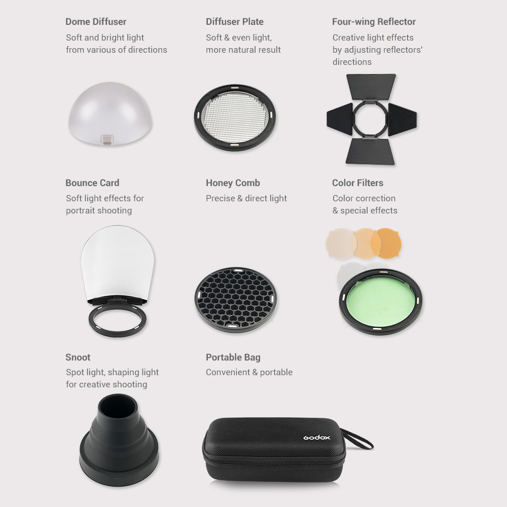 Godox AK-R1 Flash Accessory Se - Photography Video Lighting Kit incelemesi ve fiyatı