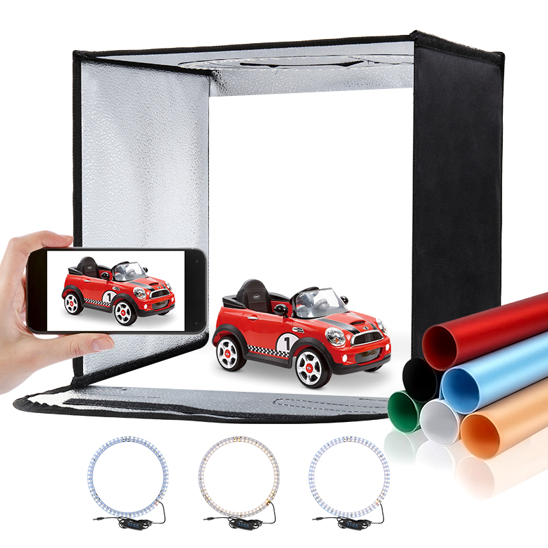 11.8x11.8inch Fold Photo Studi - Photography Led Lighting Kit incelemesi ve fiyatı