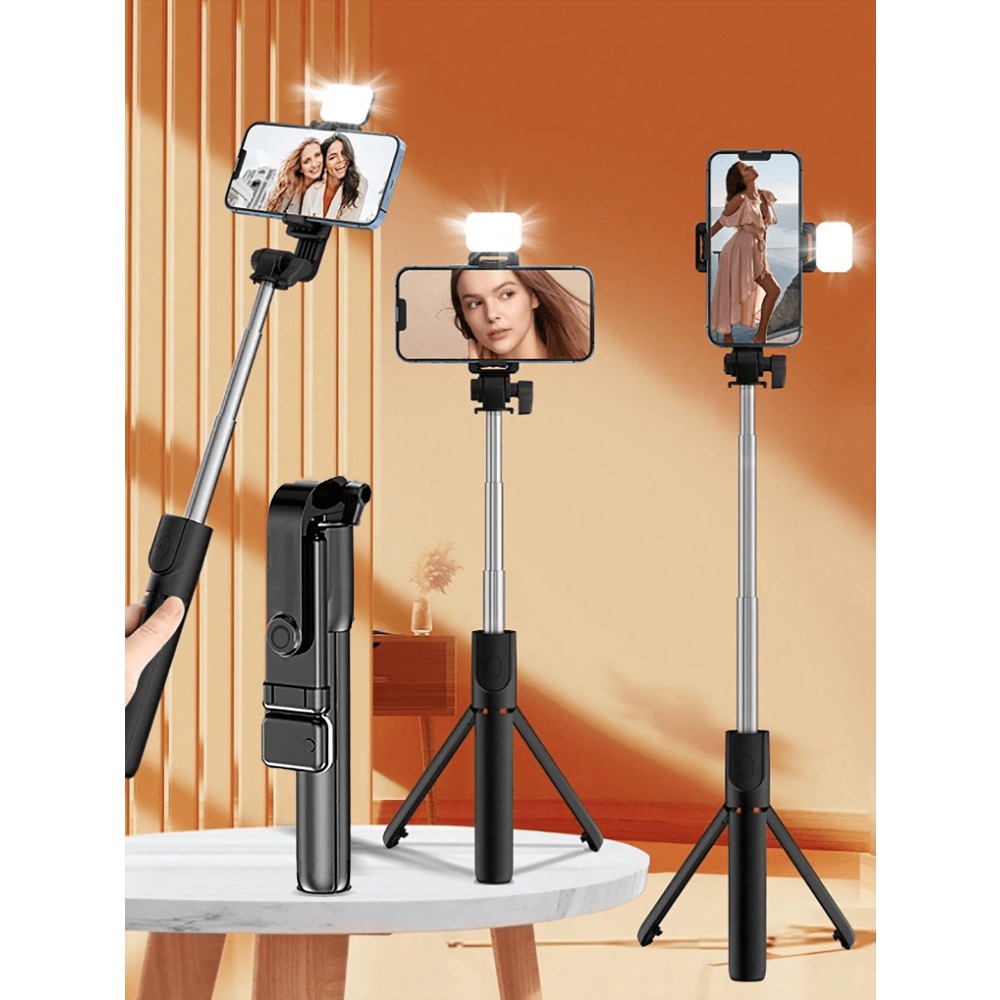 1pc Portable Selfie Stick With - Lighting In Photography incelemesi ve fiyatı