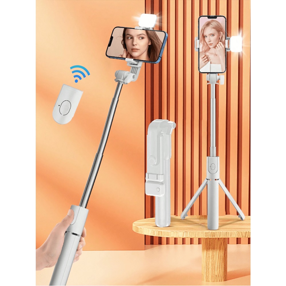 1pc Portable Selfie Stick With - Lighting In Photography incelemesi ve fiyatı