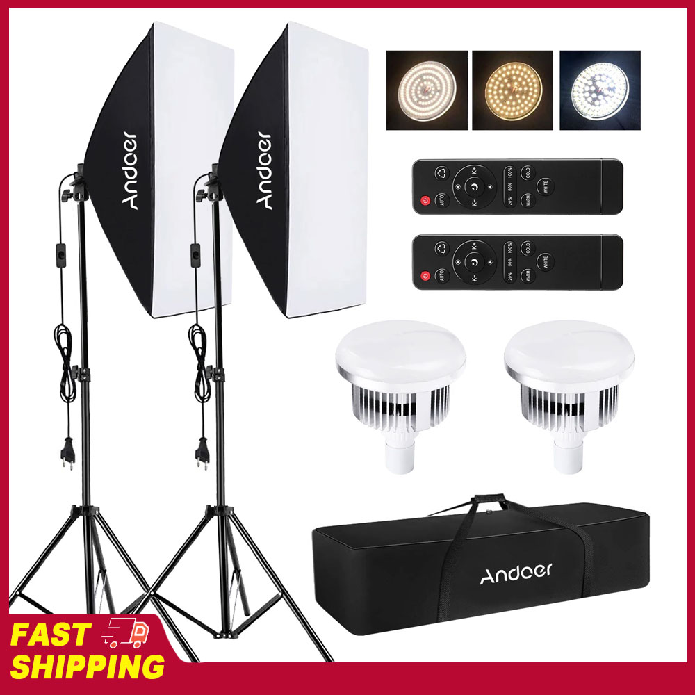 Andoer Softbox Lighting Set St - Photography Video Lighting Kit incelemesi ve fiyatı