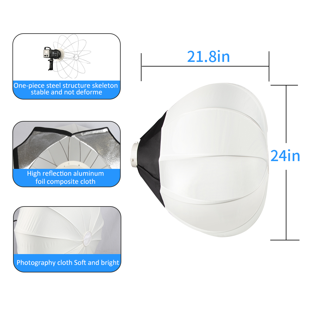 65cm Globe Lantern Softbox Bow - Globe Modifier Round incelemesi ve fiyatı