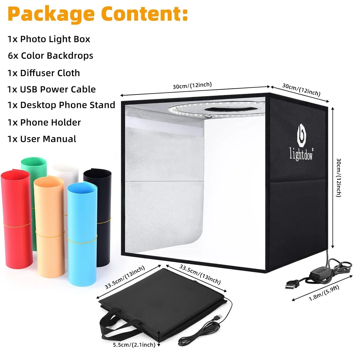 Lightdow Dimmable Photo Box LE - Photography Video Lighting Kit incelemesi ve fiyatı