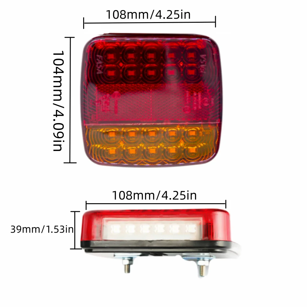 1 Set 12V Rear Towing Tail Lig - Photography Lighting Uk incelemesi ve fiyatı