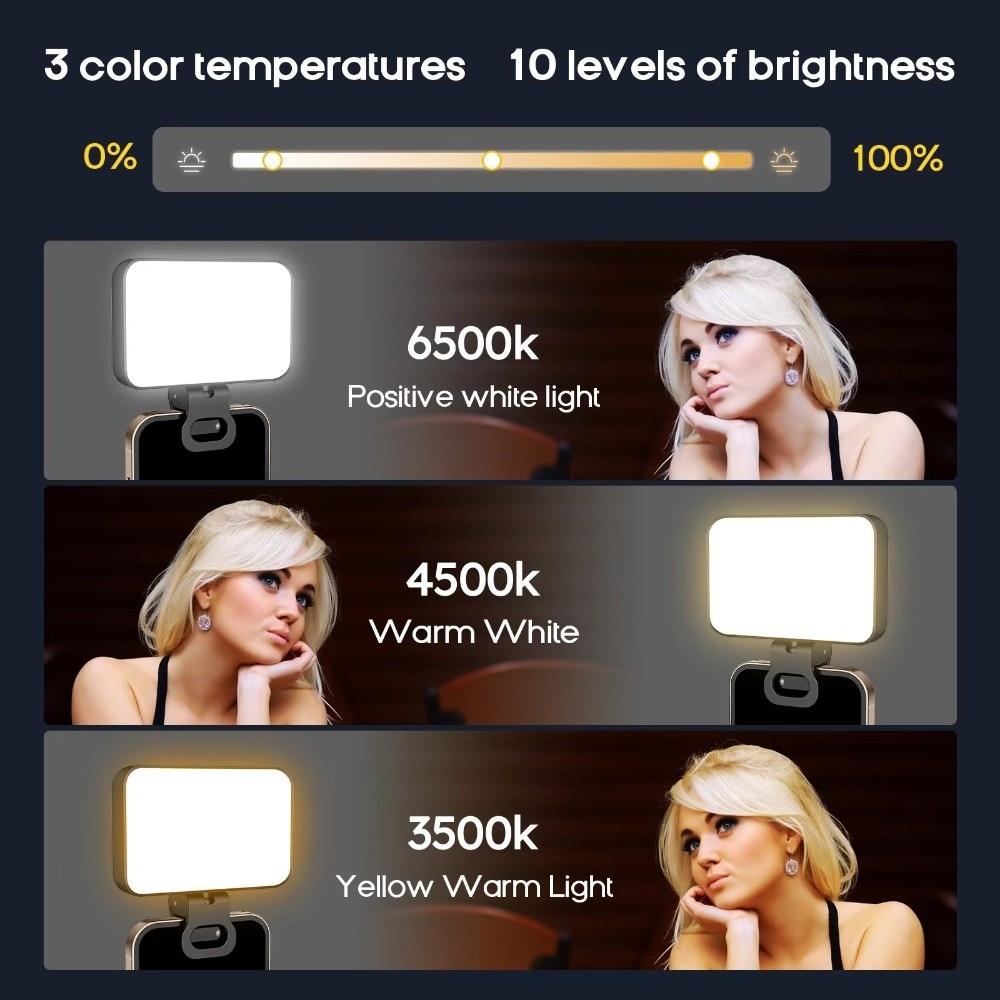 800/1000mAh LED Selfie Light U - Photography Lighting Effects incelemesi ve fiyatı
