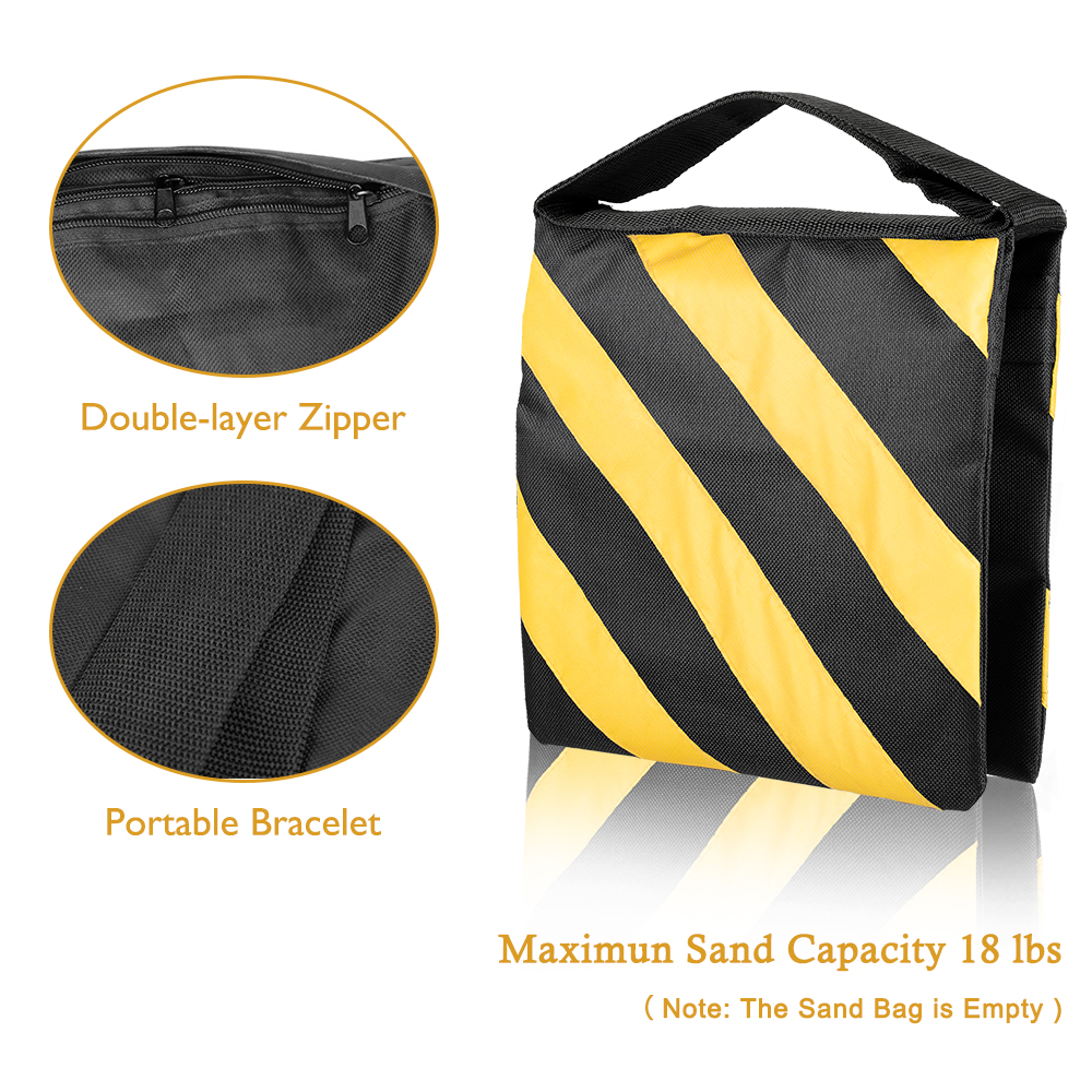 SH Black And Yellow Stripes Ph - Light Stand Sandbag incelemesi ve fiyatı