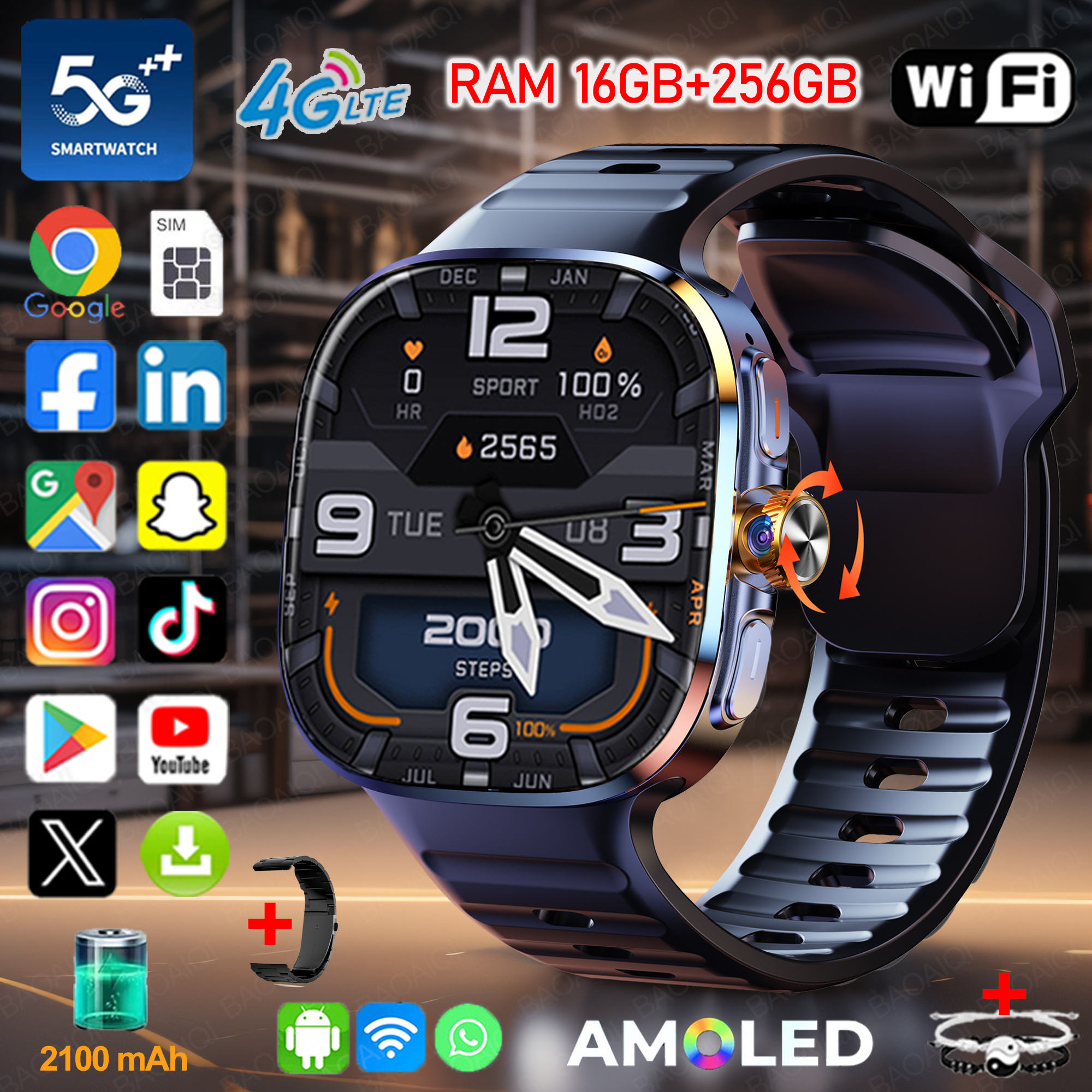 New Large Screen Smartwatch 4G - Photography Lighting Gel incelemesi ve fiyatı